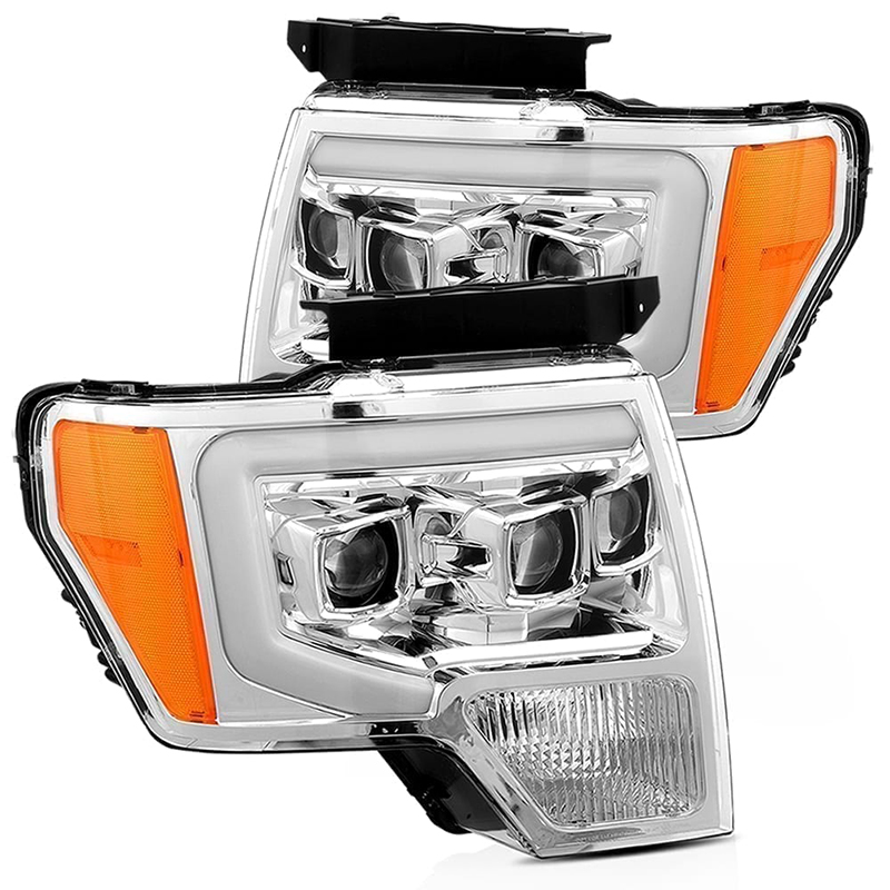 Evasive Motorsports Alpharex Pro Series Projector Headlights Chrome