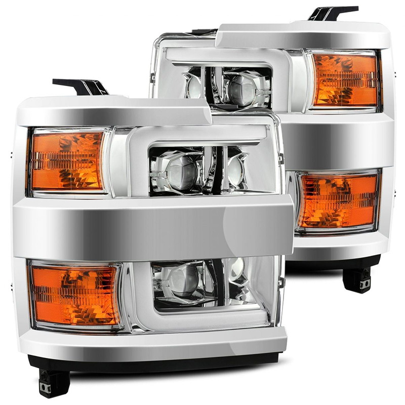 Evasive Motorsports Alpharex Pro Series Projector Headlights Chrome W