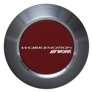 Evasive Motorsports Work Emotion Wheel Center Cap High Type Red