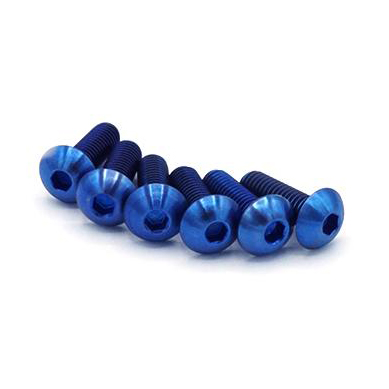 Evasive Motorsports: Dress Up Bolts 15mm Titanium Quick Release Kit (Blue)