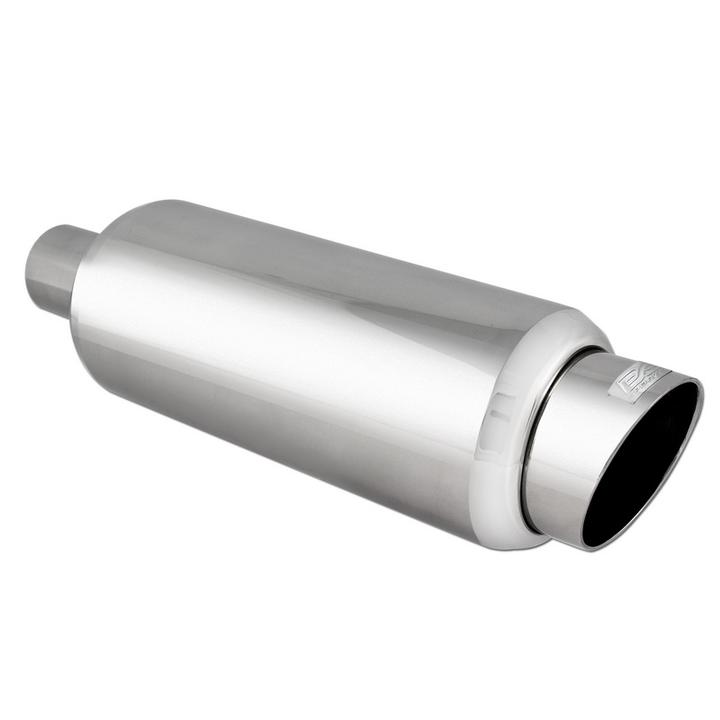 Evasive Motorsports: DC Sports Universal Round Muffler - Angled