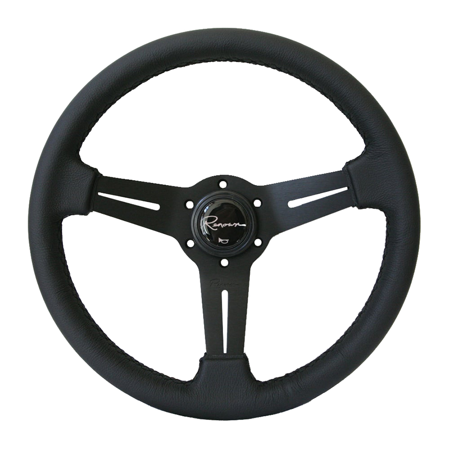 Evasive Motorsports: Renown Mille Dark Steering Wheel - 330mm / Black ...