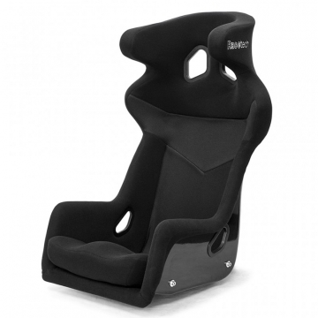 Racetech RT4100HR Racing Seat (FIA / Head Restraint) - Fiberglass / Standard Size / Black Fabric