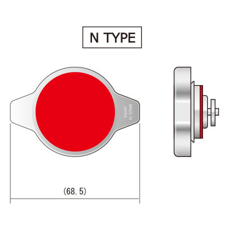 Evasive Motorsports: HKS Radiator Cap N-Type - 1.1kgf/cm2