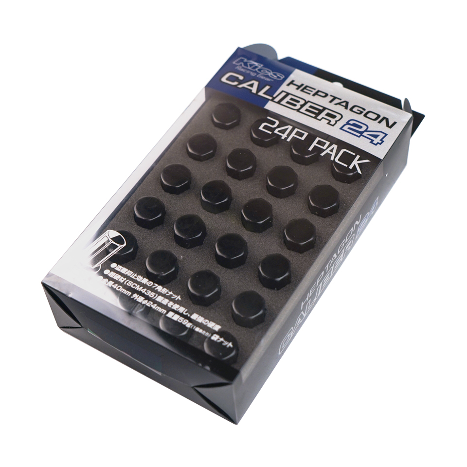 Evasive Motorsports: Kics Heptagon Caliber 24 Lug Nut Set for 6H 