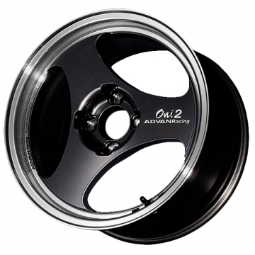 Advan Oni2 Wheel - 15x5.5 / Offset +45 / 4x100 (Machining & Black Gunmetallic)