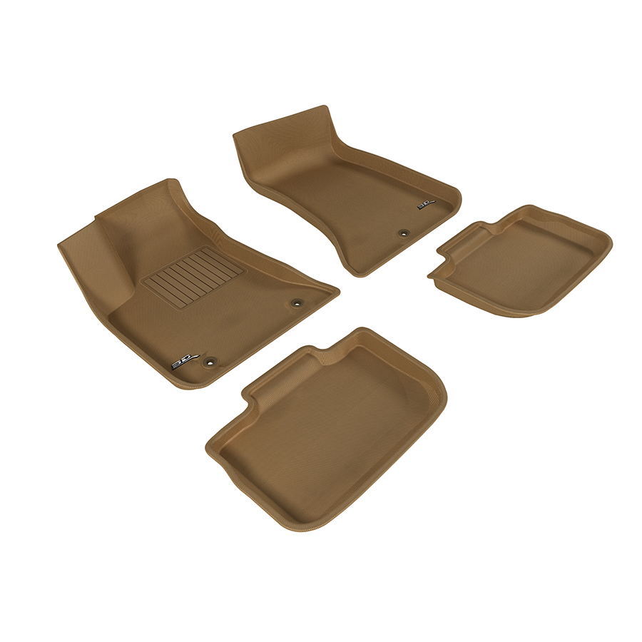 Evasive Motorsports 3D Mats Floor Mats (Kagu AllWeather Tan / 4 Piece