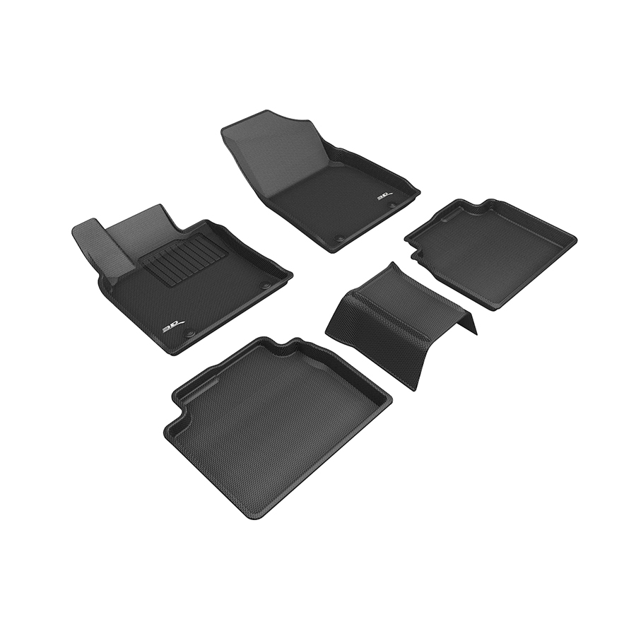 Evasive Motorsports 3D Mats Floor Mats (Kagu AllWeather Black / 5 Piece Set) Lexus ES300h 1922