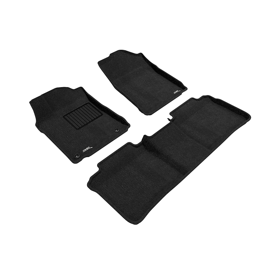 Evasive Motorsports: 3D Mats Floor Mats (Elegant Carpet Black / 3 Piece ...