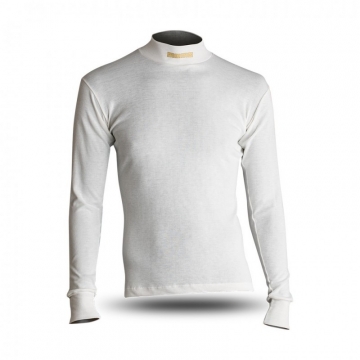 Momo Comfort Tech High Collar Shirt - White