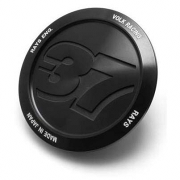 Volk Racing #37 Center Cap (Black Almite)