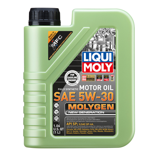 Evasive Motorsports: Liqui Moly Molygen New Generation Motor Oil 5w30 ...