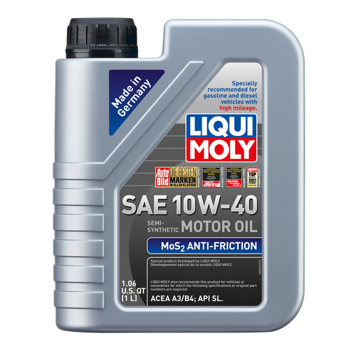 Evasive Motorsports: Liqui Moly MoS2 Antifriction Motor Oil 10w40 ...