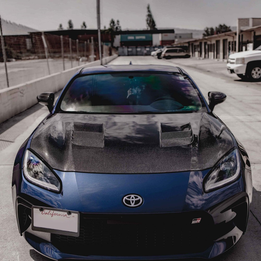 Evasive Motorsports: Seibon TS Style Carbon Fiber Hood - Toyota