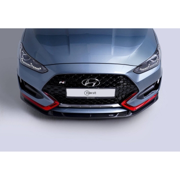 ADRO Carbon Fiber Front Lip V2 (Type A) - Hyundai Veloster N 19-22