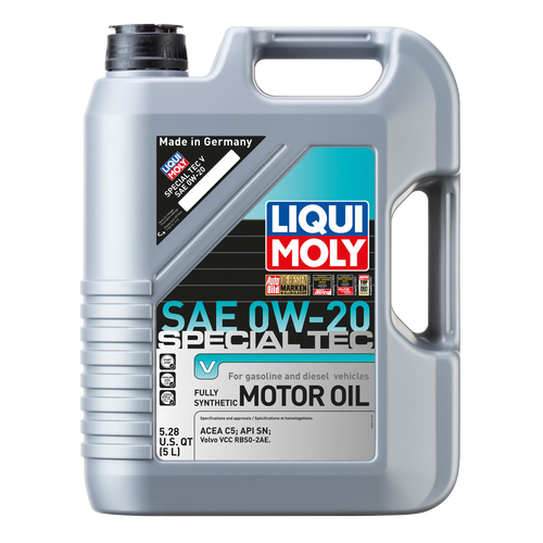 Evasive Motorsports: Liqui Moly Special Tec V SAE Motor Oil 0w20 - Case ...