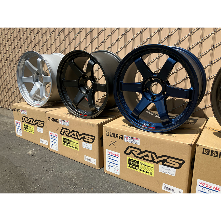 Evasive Motorsports: Volk Racing TE37SL Wheels (Set of Four) - 18x9.5 +22  Front / 18x10.5 +20 Rear 5x120 (BMW E9X Spec)