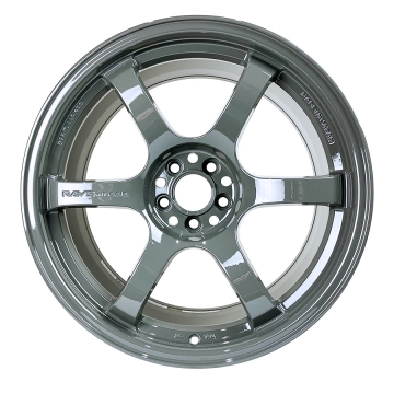 Gram Lights 57DR Wheel (Set of Four) - 18x9.5 / Offset +38 / 5x114.3 (Glossy Gray)