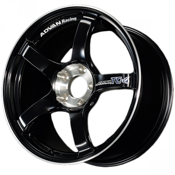 Advan TC-4 Special Edition Wheel - 18x8.5 / Offset +51 / 5x114.3 (Racing Gloss Black & Diamond Cut)