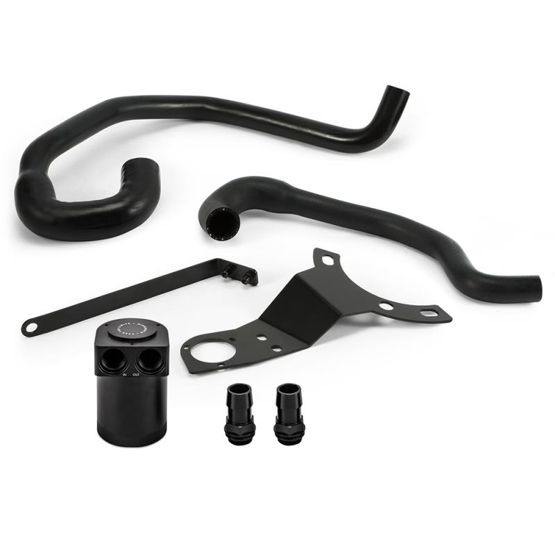 Evasive Motorsports Mishimoto Baffled Oil Catch Can Black Ccv Side Bmw 228i 14 16 320i 9223