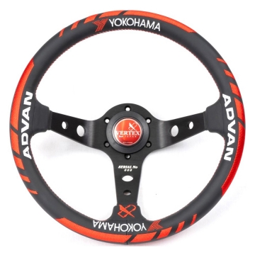 Vertex x Advan Collaboration Steering Wheel - Version 2 / 330mm / Leather