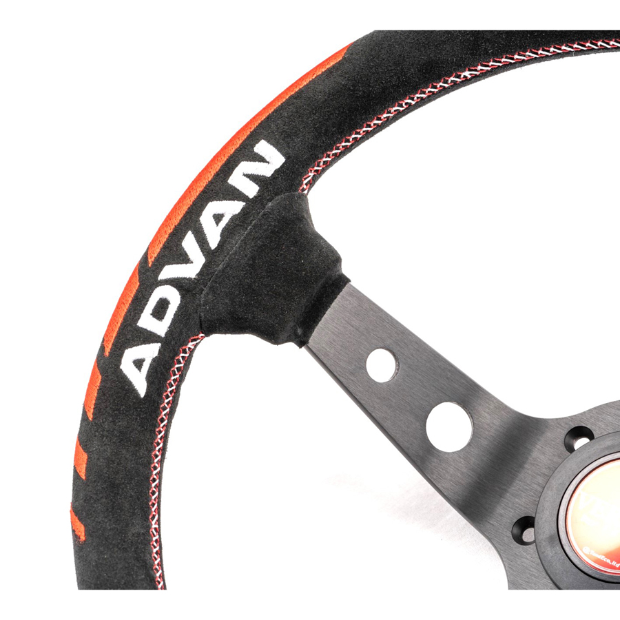 Evasive Motorsports: Vertex x Advan Collaboration Steering Wheel - Version  2 / 330mm / Suede