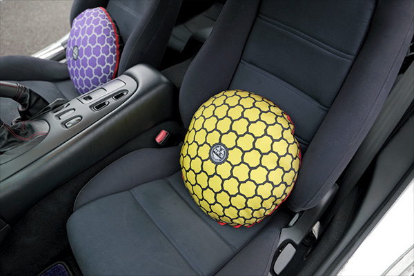 Purple cushion for online car