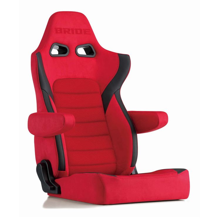 Evasive Motorsports Bride Ergoster Seat Red