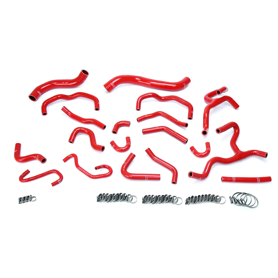 Evasive Motorsports Hps Silicone Radiator And Heater Hose Kit Red Toyota Land Cruiser L