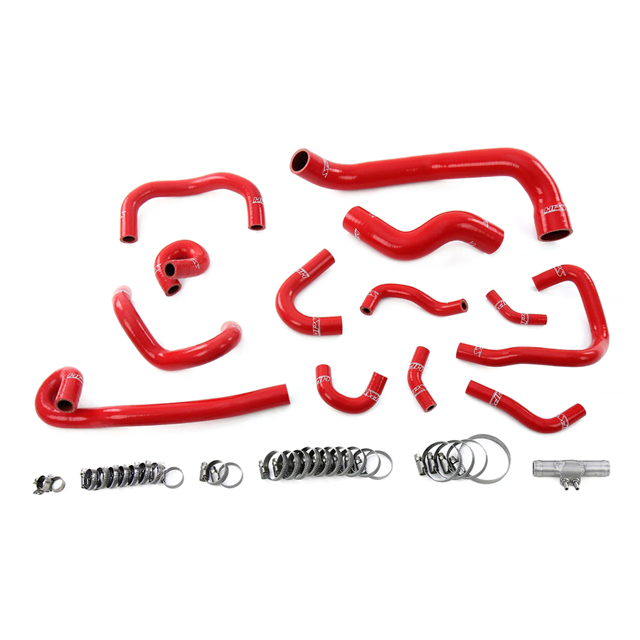 Evasive Motorsports Hps Silicone Radiator Heater Ancillary Hose Kit Red Nissan Skyline