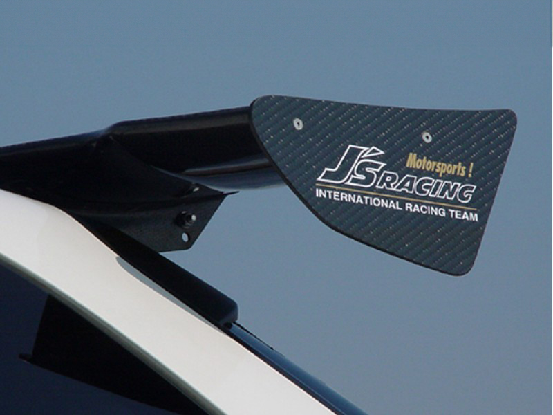 Evasive Motorsports: J's Racing 3D GT Wing (Type 1 / Wet Carbon / 1350mm) -  Honda Civic EK9 Hatchback 96-00