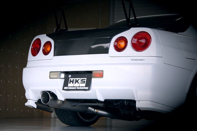 Evasive Motorsports: HKS Super Turbo Muffler (Urban Matte Edition) - Nissan  Skyline GT-R BNR34 RB26DETT 99-02