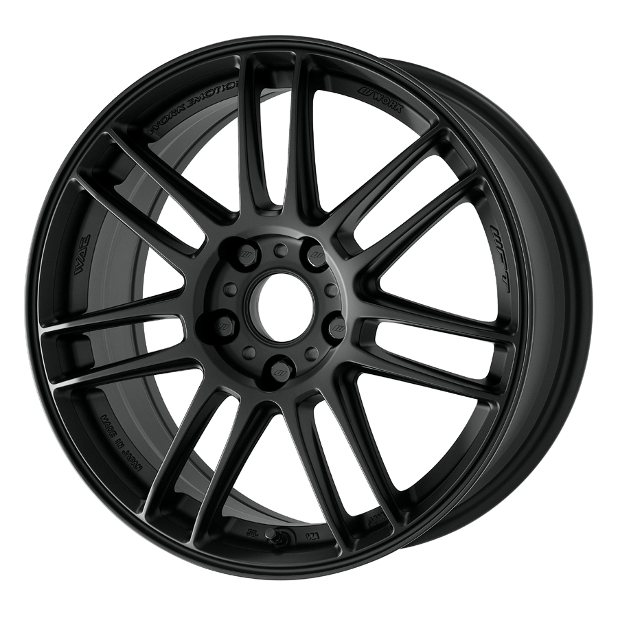 Evasive Motorsports: Work Emotion ZR7 Wheel (Semi Concave) - 17x7.5 /  Offset +35 / 4x100 (Matte Black)