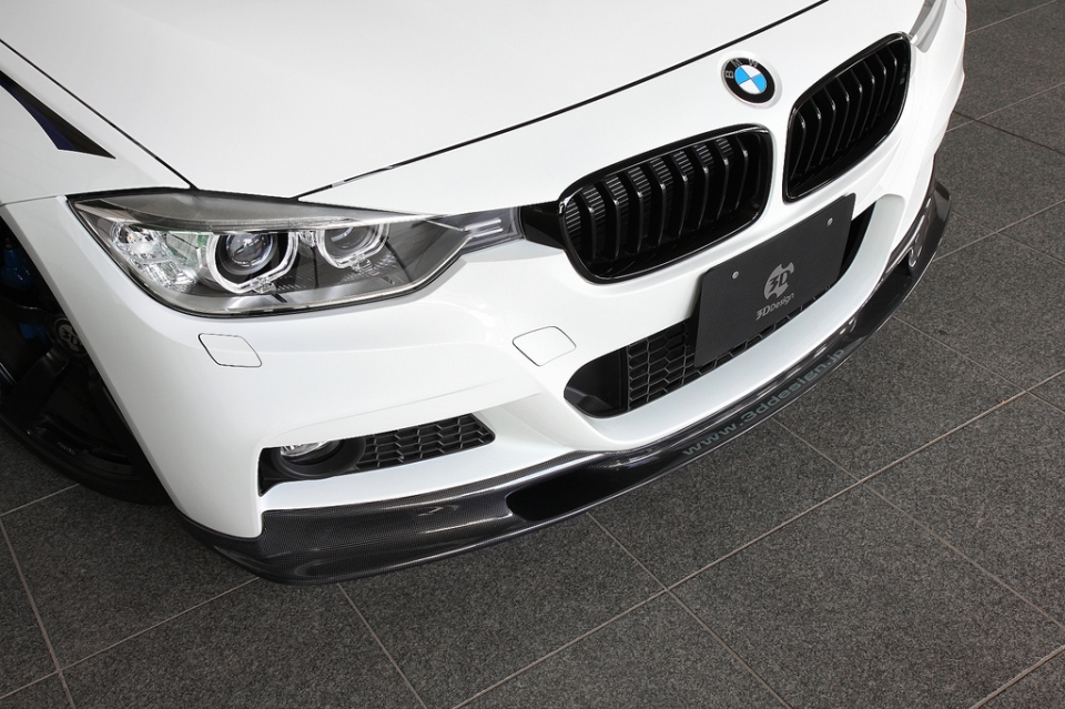 Evasive Motorsports 3d Design Carbon Front Lip Spoiler Bmw 3 Series F30 M Sport