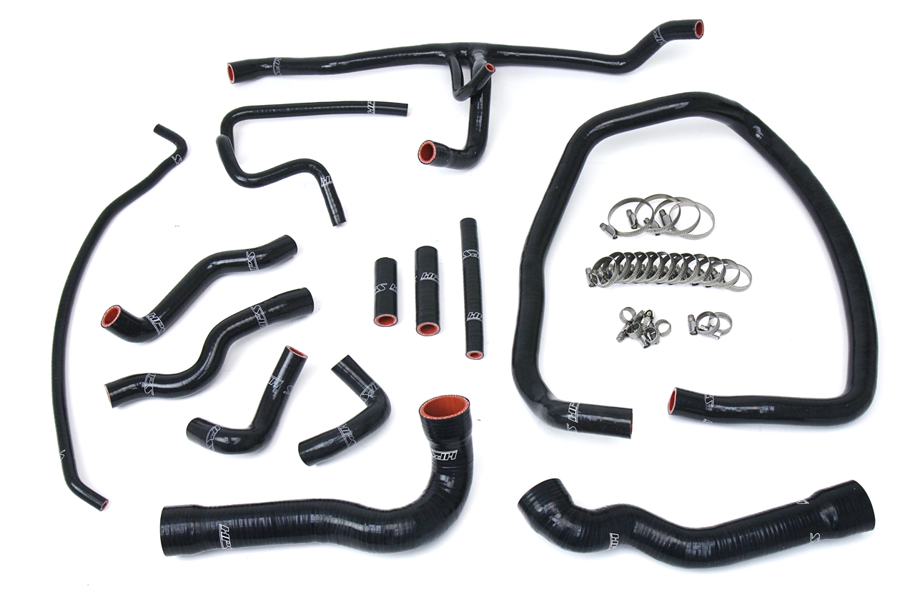 Evasive Motorsports: HPS Radiator + Heater Hose (Black) - BMW E36 M3 96-99