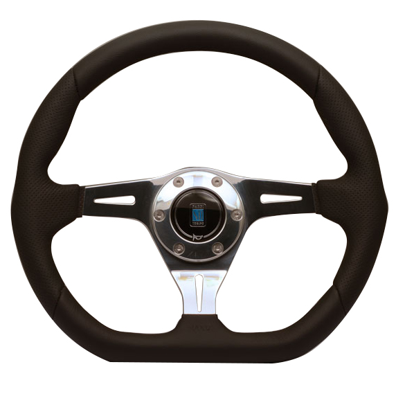 Evasive Motorsports: Nardi Kallista - 350mm (Silver / Black Per Leather ...