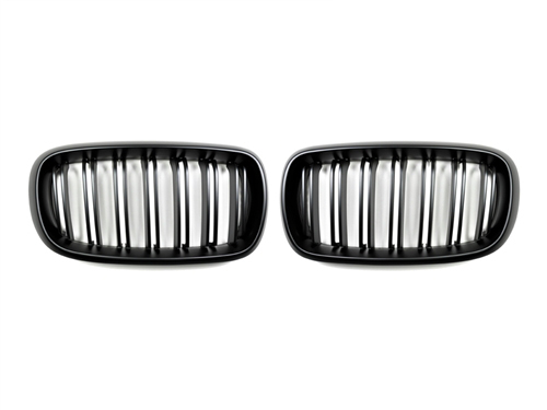 Evasive Motorsports: Autotecknic Dual Slats Stealth Black Front Grill ...