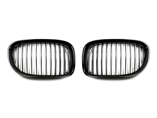 Evasive Motorsports: Autotecknic Glazing Black Front Grills - Bmw F01 