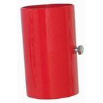 BMC Aluminum Connector Pipe w/Threaded Support Pin - 60mm Diameter / 100mm Length (1.5mm Thickness)