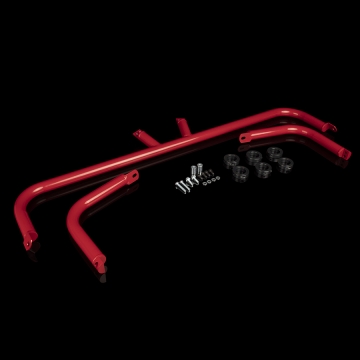 Braum Harness Bar (Red Gloss) - Nissan 370Z 2009+