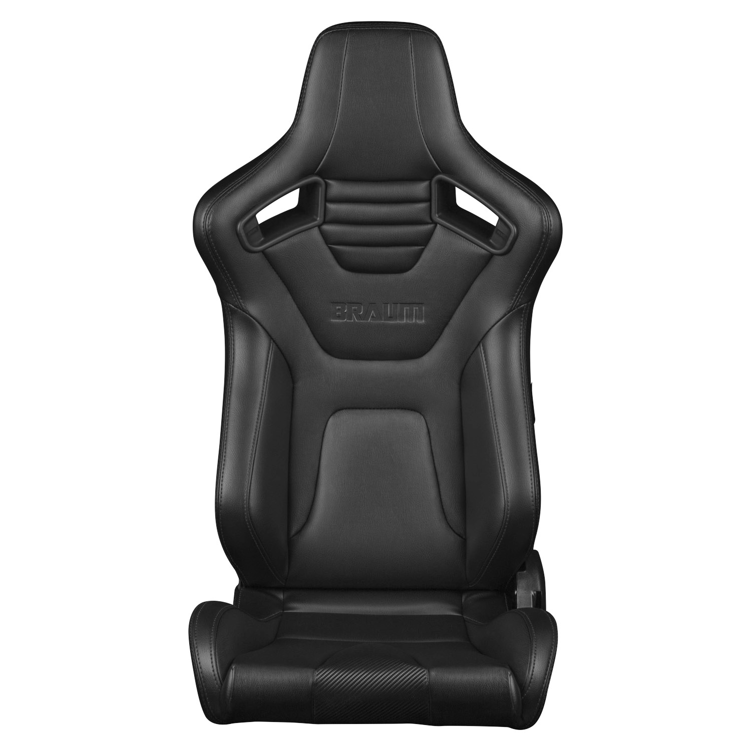 Evasive Motorsports Braum Racing Elite X Series Seats Pair Black Leatherette Carbon Fiber