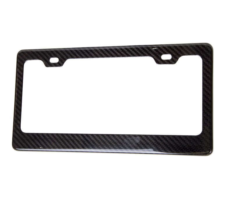 CARBON FIBER CAR TUNING LICENSE NUMBER PLATE HOLDER SURROUND FRAME ANY CAR