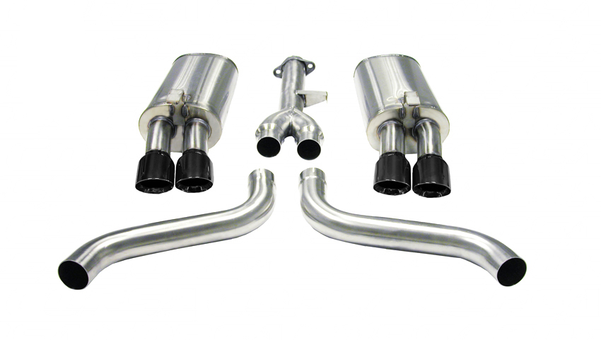 Evasive Motorsports: Corsa Performance Cat-Back Sport Exhaust Black ...