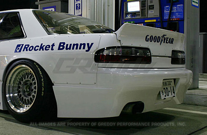 Evasive Motorsports Performance Parts For The Driven Rocket Bunny Ver 1 Rear Bumper Nissan Silvia S13 93 Coupe