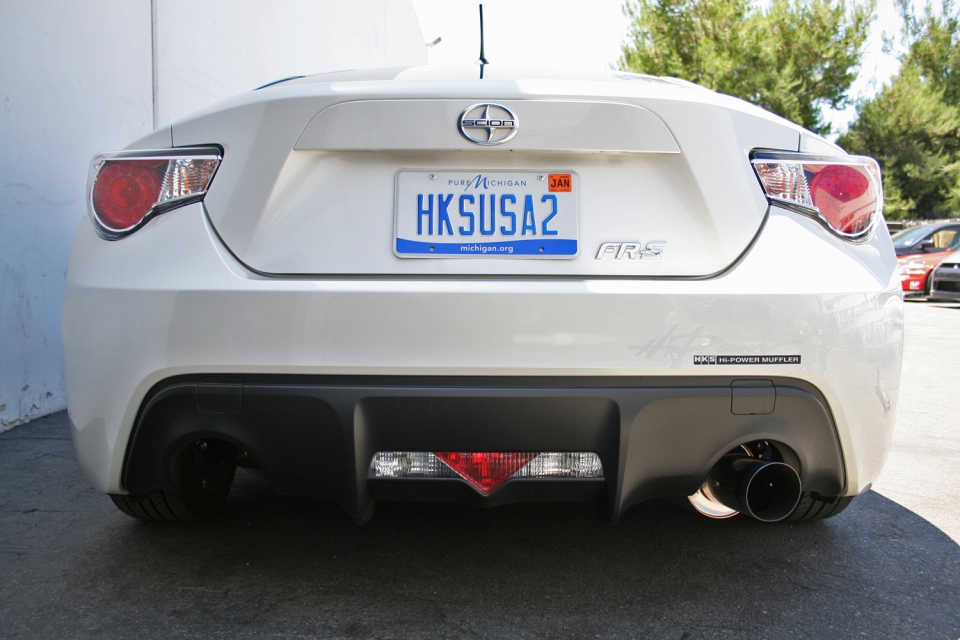 brz single exit exhaust