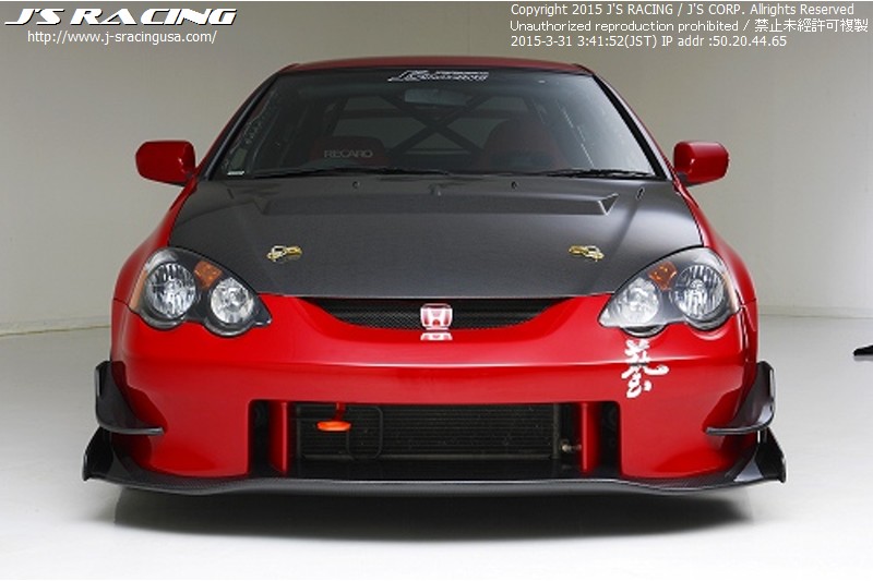 Evasive Motorsports Performance Parts For The Driven J S Racing Type S Cfrp Hood Acura Rsx Dc5 02 06