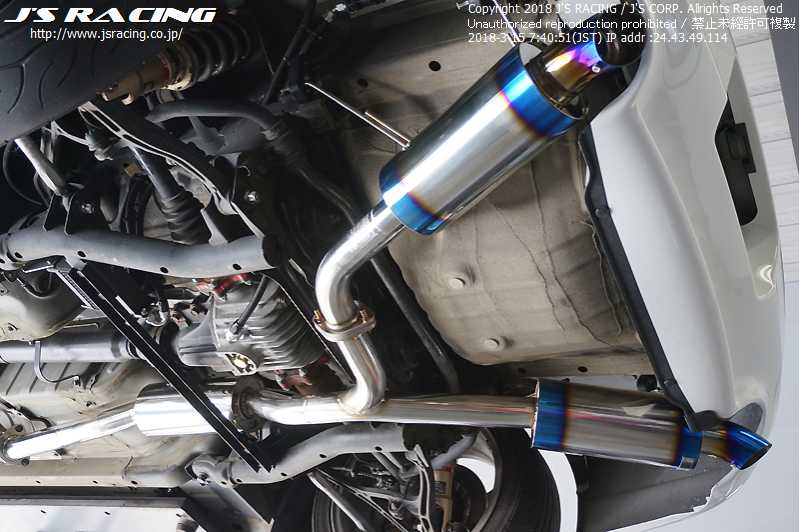 Evasive Motorsports: J's Racing R304 SUS Dual Exhaust 60RS - Honda