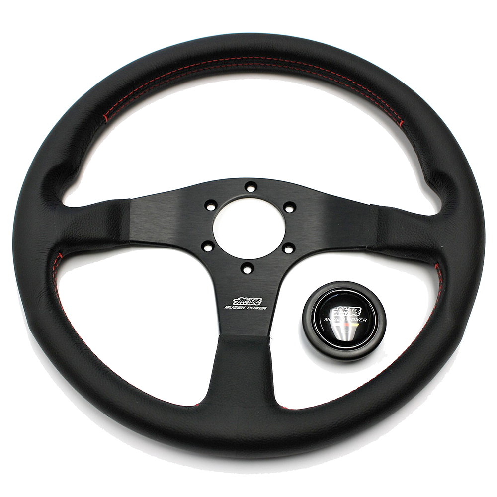 Evasive Motorsports: Mugen Racing III Steering Wheel - 350mm (Black ...