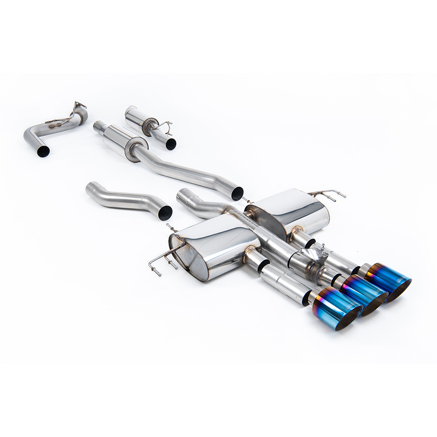 Evasive Motorsports Milltek Valved Cat Back Exhaust System (Resonated