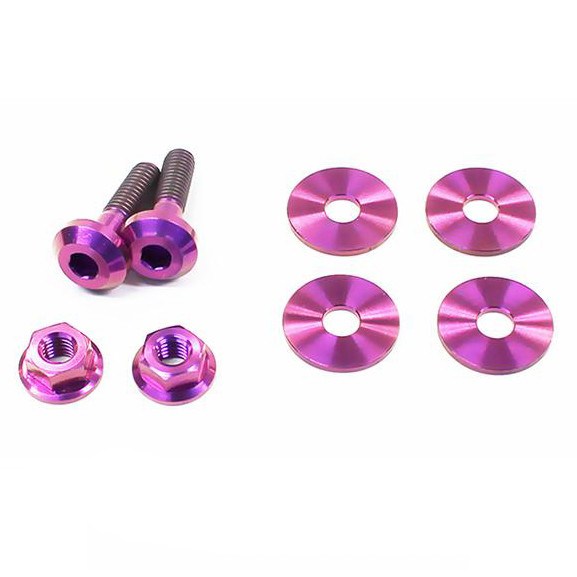 Evasive Motorsports Dress Up Bolts Titanium Engine Cover Kit   NIS 002 Ti Bay And Engine Bolts Kit Purple 9b8fc983 22e4 4444 9ef4 9b1faaf8ffbb 